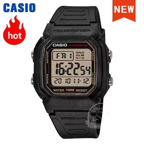 Casio Watch for men Original Sport multifunctional Vintage Waterproof Watch W-800 series
