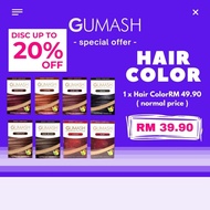 Termurah Pewarna Rambut Sah Solat Gumash Hair Colour Inai Rambut Halal Colouring Henna Mask Serum Mu