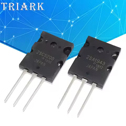 5PCS 2SC5200 2SA1943 TO-3P C5200 5200 A1943 TO3PL Transistor 5Pairs (5Pcs 2SC5200 +5pcs 2SA1943) Chi