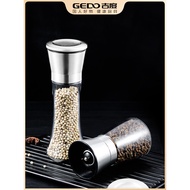 Jidu 304 Stainless Steel Grinder Grind Pepper Manual Pepper Powder Sichuan Pepper Black Pepper Grind