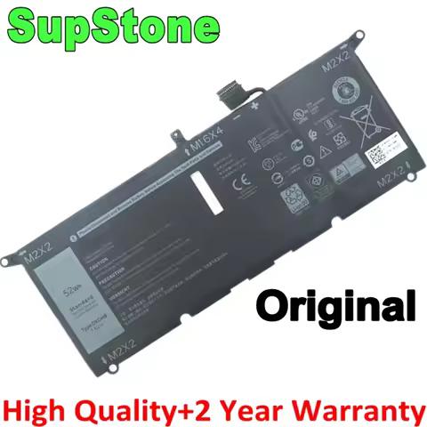 SupStone DXGH8 0H754V HK6N5 P115G P113G Laptop Battery For Dell XPS 13 9370 9380,For Inspiron 5390 5