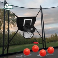 [Garende] Trampoline Basketball Hoop for Kids Adults with 3 Mini Basketball and 1 Pump