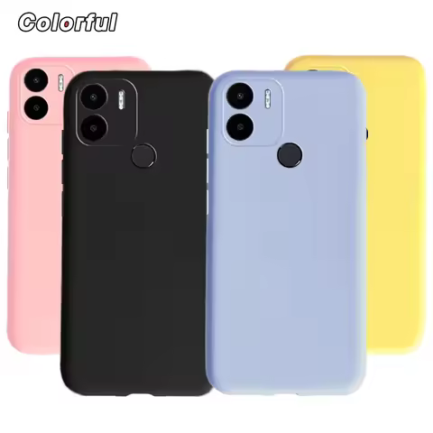 For Xiaomi Redmi A2 Case Redmi A2 Plus Cover 2023 INS Fashion Plain Color Slim Soft Back Cover For X