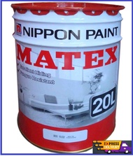 Nippon Matex Emulsion WHITE Paint for Interior Walls and Ceilings | 20 Litres | Free Delivery