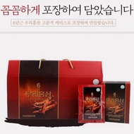 Korean Red Ginseng 6 Years Pure Woori Water Origin - Korean Red Ginseng - Handbag 30 packs 50ml