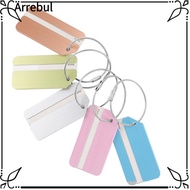 ARREBUL 10Pcs Baggage Luggage Suitcase Tag, Aluminum Alloy Privacy Protection Baggage Tags, Durable 