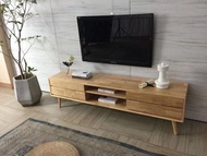 實木電視櫃 地櫃 wooden cabinet oaken