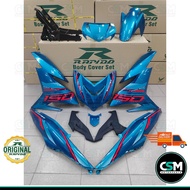 [READY STOCK] Coverset Bodyset Yamaha Exciter 4 King  Y15 Y15ZR V1 V2 Ruby Cyan (STICKER TANAM)