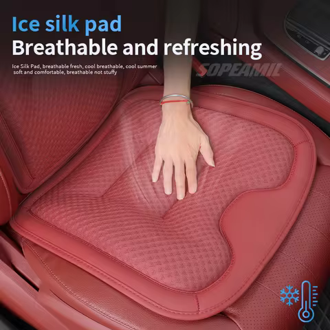 Car Ice silk Seat protection Pad For BMW Audi Mercedes-Benz Hyundai Kia Honda Toyota Volkswagen Niss
