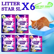 Litter Star Crystal Cat Litter 5L x 6