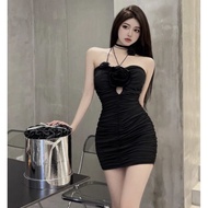 Dress KoreanWanita, Trendy Party Fashion Dress FloralWanita HM464