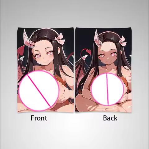 R18+Dakimakura Anime Pillowcase Succubus Nezuko Nsfw Half Body Cartoon Pillow Case Double Side Print