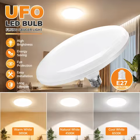 1/3/5/10PCS LED Bulb E27 Base Household Energy Saving Lamp 20W 30W 40W 60W 100W Indoor Lighting Flyi