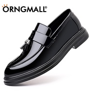 ORNGMALL Fashion Men Business Formal Shoes Men Casual Leather Shoes Soft Non-Slip Four Seasons Universal Office Shoes Plus Size 38-48