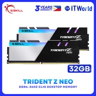 G.Skill Trident Z Neo - DDR4 RAM 32GB 2x16GB 3600MHz CL18 RGB Desktop Memory F4-3600C18D-32GTZN itw
