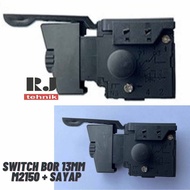 Switch Saklar Skakel Bor 13mm Bolak Balik + Sayap Spare Part Bor M2150 Impact Drill Mollar