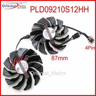 ✱▦☇ PLD09210S12HH 12V 0.40A 87mm For Gigabyte RX480 RX570 GTX1070 GTX1060 GTX1050 GTX1050TI WINDFORCE Graphics Card Cooling Fan