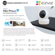 EZVIZ H6c G1 3K/4K 5MP/8MP 5G Pan & Tilt Wi-Fi Smart Home Indoor Camera – Dual Band WiFi | Pan & Til