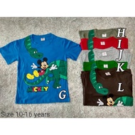 T Shirt Mickey Big Size 10-16 (7y-10y)