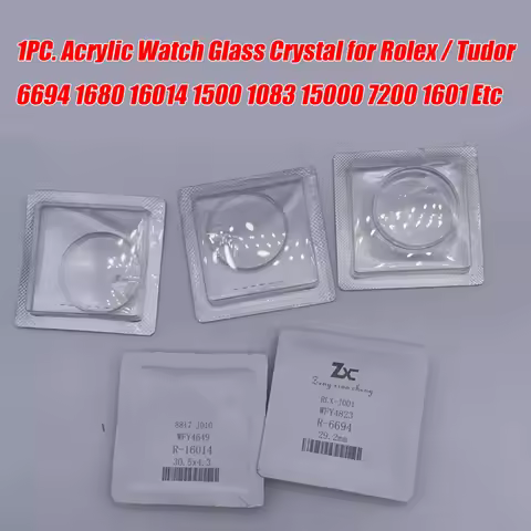 1PC. Acrylic Watch Glass Crystal for Rolex / Tudor 6694 1680 16014 1500 1083 15000 7200 1601 Etc