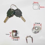 ✟•❈❉¥Motorcycle Tail Box Key Lock Cylinder Side Box Lock Cylinder Genuine Accessories Key Universal 
