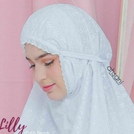 Ahsani Mukena Lily | Mukena Dewasa Putih Bersih Mukena Bahan Katun