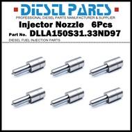 6x Diesel Fuel Injector Nozzle Tips DLLA150S31.33ND97 for HINO EH700 EH500 EM700