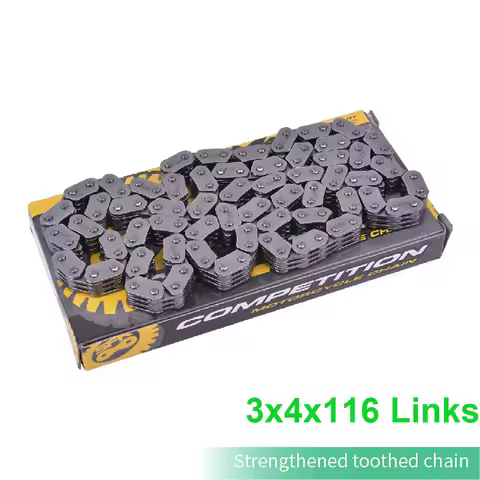 3x4 116L 116 Link Motorcycle Engine Camshaft Timing Chain For KAWASAKI ZX6R ZX 6R Ninja 636 ZX636 AB