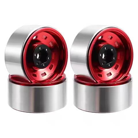 RC Crawler 1.9Inch Beadlock Wheels Aluminum Wheel Hub For 1/10 TRX4 TRX6 Axial SCX10 II III Redcat G