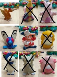 ［中古絕版］🇯🇵購自日本 中古 絕版 美品 罕有 限量版 限定品 稀少品 pokemon figure  寵物小精靈 寶可夢 手指頭 指頭公仔 指人形 克雷色利亞 大嘴雀 超夢 巴大蝶 魔牆人偶 吸盤