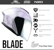 SPYDER NEO Blade Half Face Helmet Dual Visor