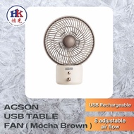 ACSON NATURE BREEZE USB TABLE FAN ROUND ATF06C KIPAS PORTABLE / CAMPING