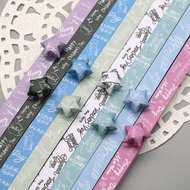 Folding Star Paper Lucky Star Origami Wishing Star Lucky Star Handmade Paper Folding Five-pointed St