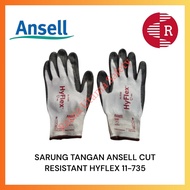 ANSELL CUT RESISTANT HYFLEX 11-735 GLOVES