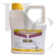 ￼4L Farmco-K40  / MCPA-Potassium 40% / Racun Keladi Agas / Sesuai guna pada padi / NU 40K /Fezone  4