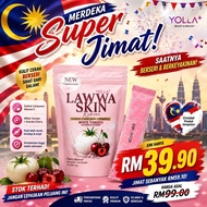 LAWWA SKIN REBORN WHITENING SKIN PERISA WHITE TOMATO CHERRY 15 SACHET