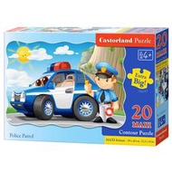 【恆泰】Castorland 波蘭進口兒童拼圖20片 大片小汽車 益智玩具禮物卡通