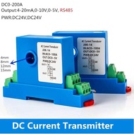 ฮอลล์4-20mA ส่งออกตัวส่งสัญญาณเซ็นเซอร์ DC 0-5V Rs485สัญญาณอะนาล็อก0-150A อินพุต12มม. 15มม. เครื่องส