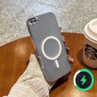 Suitable for OPPO A3S A5 A12E REALME C1 phone cases colored new jelly cases wireless magnetic froste