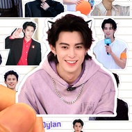 王鹤棣贴纸高清防水中国内地影视男演员Dylan棣棣收藏粘贴画Wang Hedi Sticker HD Waterproof Mainland China Film and Television2026