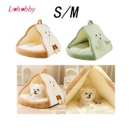 [Lohobby] Pet Tent Cave Bed Pet Cat Nest Kennel Self Warming Indoor Snooze Cozy Inner Cushion Cat Be