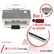 Fast Auto Feed Document Scanner A4 Kodak Alaris S2050 + FREE Wifi Portable Scanner Mustek iScan Air 