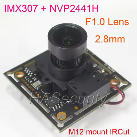 Star Light Lens AHD 1080P / CVBS 1/2.8" STARVIS IMX307 CMOS sensor + NVP2441 CCTV camera module PCB 