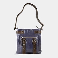 UN1真皮斜背袋/皮包/小包包/iPad包 – 紫色