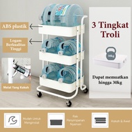 Multi-purpose rack, 2-tier and 3-tier trolley rack, naiba