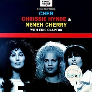 CD Cher Chrissie Hynde & Neneh Cherry With Eric Clapton-Love Can Build A Bridge (CD) (VG+)