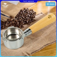 One Two Cups Bottomless Naked Portafilter Stainless Steel 51mm - EC680