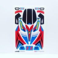 Winning Bird Stickers - 21th Century - Body biru - Vinyl