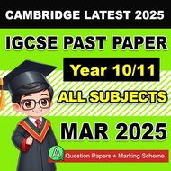 WM11 [SOFTCOPY] Cambridge IGCSE Past Year Papers (Year 11) with ANSWERS 2024 | Email Delivery