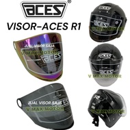 Aces R1 Visor Helmet Topi Motorcycle High Quality Original Helmet Aces / TOPI ACES R1 VISOR
